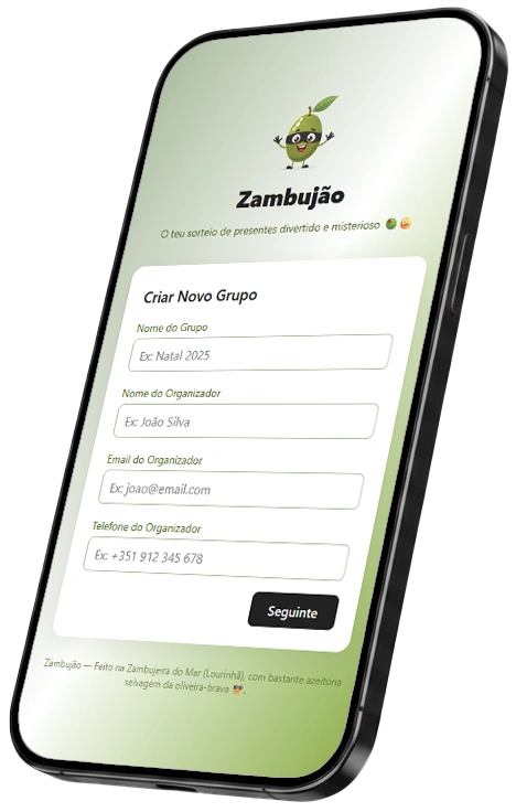 Zambujão no telemóvel